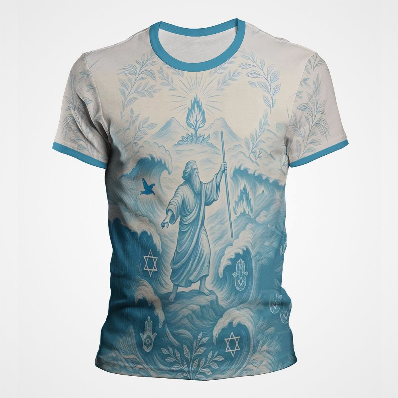 Ethnic Fashion Trend - Israeli Fashion Flag-pattern Men's Football Jersey