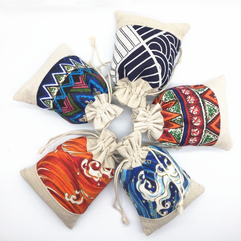 Ethnic Style Drawstring Bag Je - Ethnic Fabric recension och pris