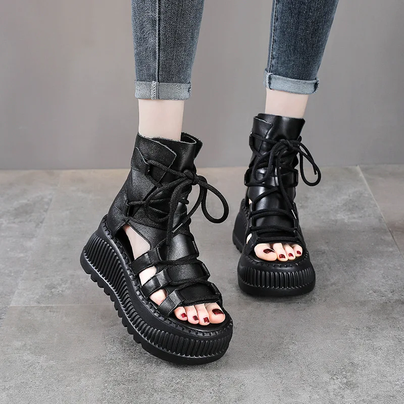 8CM Ethnic Cow Genuine Leather - Ethnic Fashion Style recension och pris