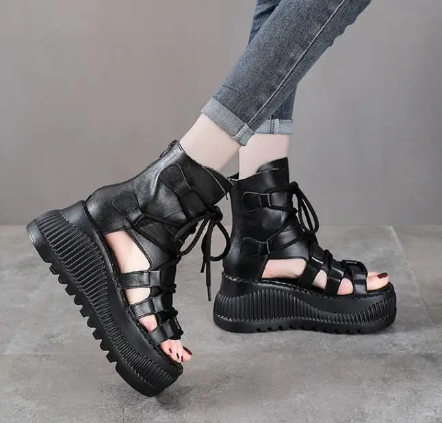 8CM Ethnic Cow Genuine Leather - Ethnic Fashion Style recension och pris