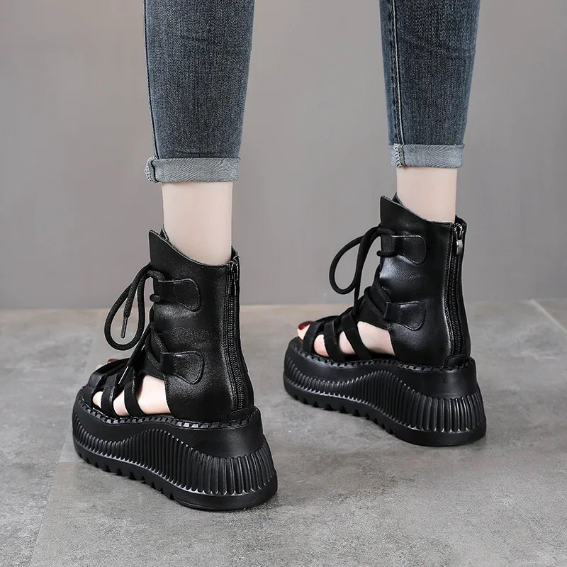 8CM Ethnic Cow Genuine Leather - Ethnic Fashion Style recension och pris