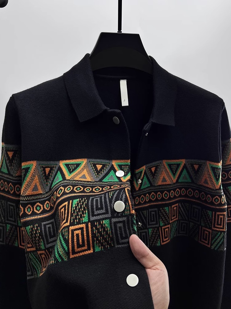 Fashionable Men's Knitted Card - Urban Ethnic Fashion recension och pris
