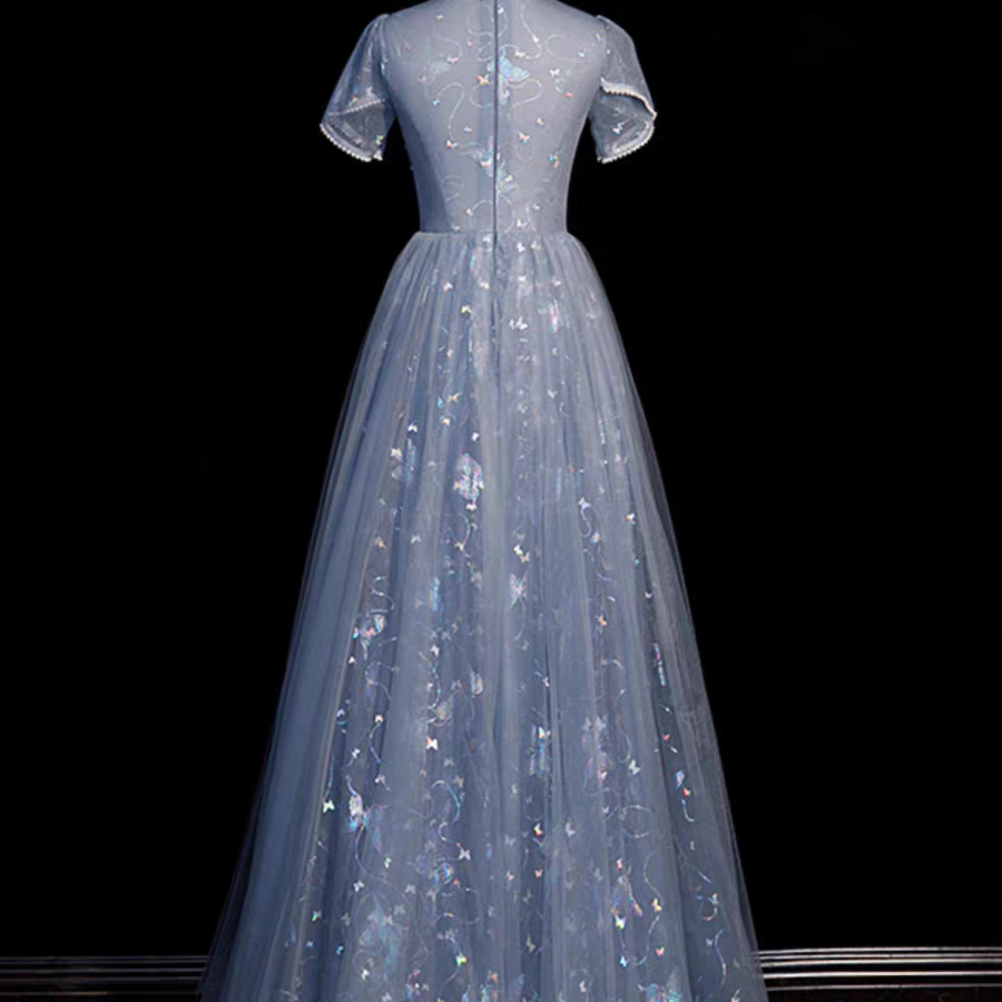 Elegant Blue Stage Performance - Ethnic Fashion Style recension och pris