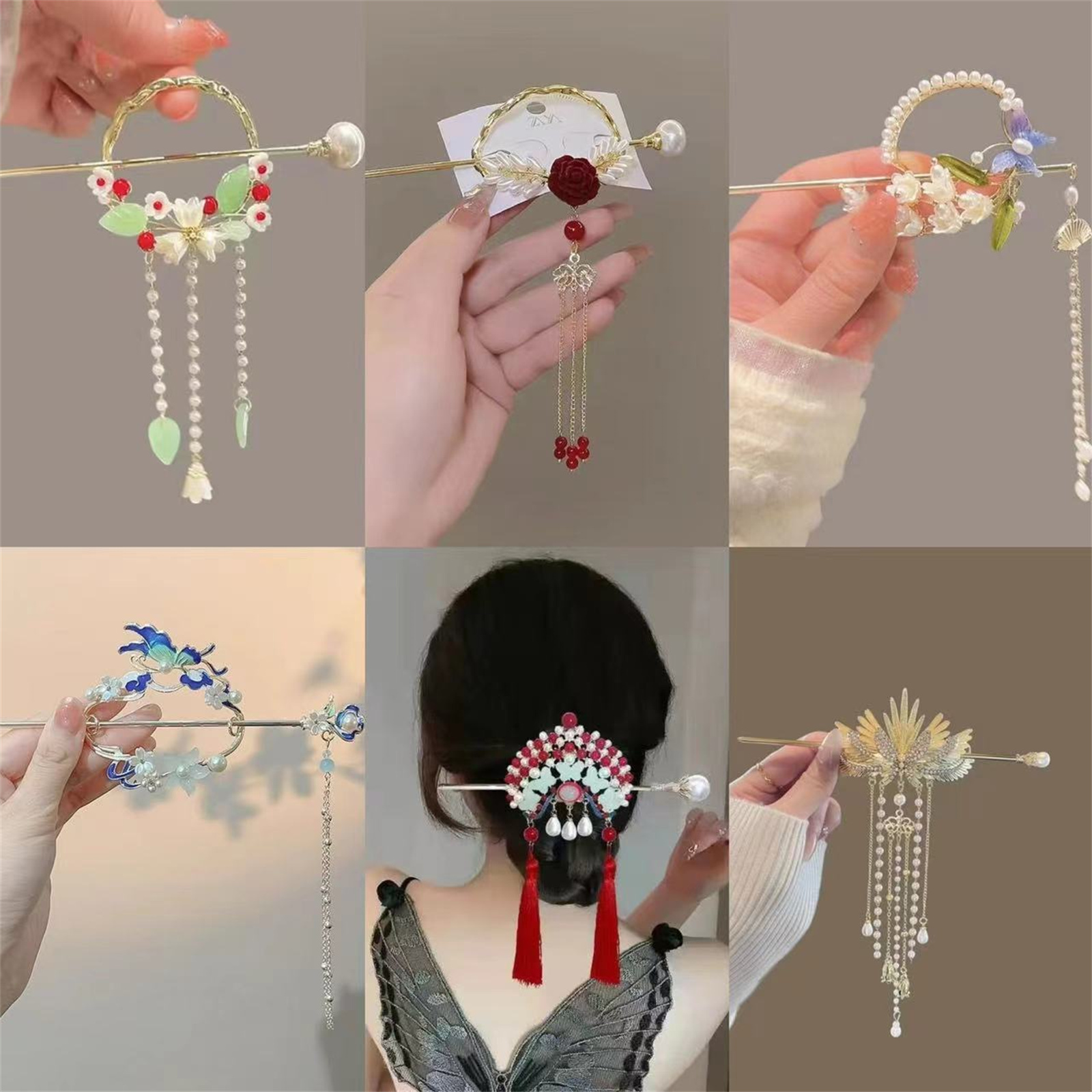 Ethnic Style Hairpin For Women - Ethnic Fashion Style recension och pris