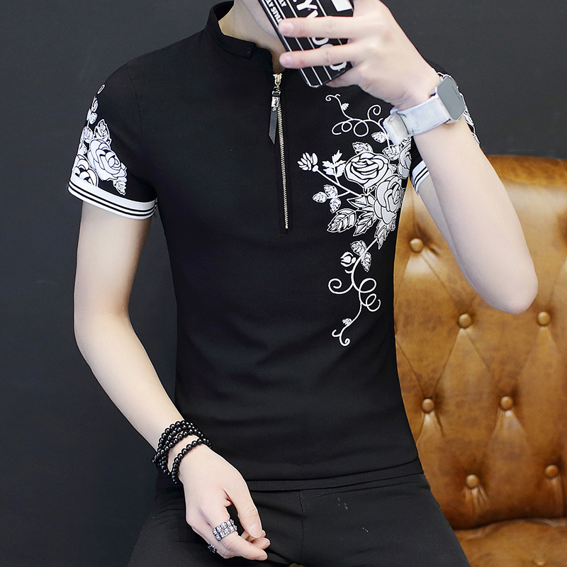 Fashionable Short Sleeve Stand - Urban Ethnic Fashion recension och pris