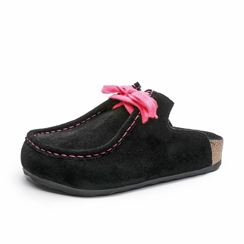 3cm Cow Suede Genuine Leather  - Ethnic Fashion Style recension och pris