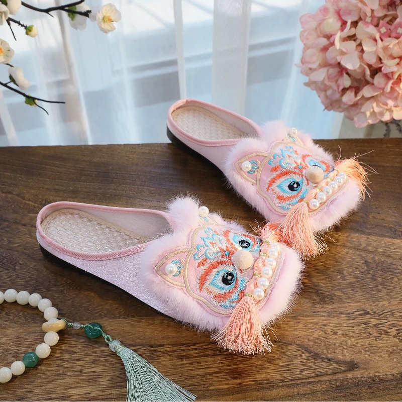 2026 New Trendy Ethnic Flat Re - Ethnic Fabric recension och pris