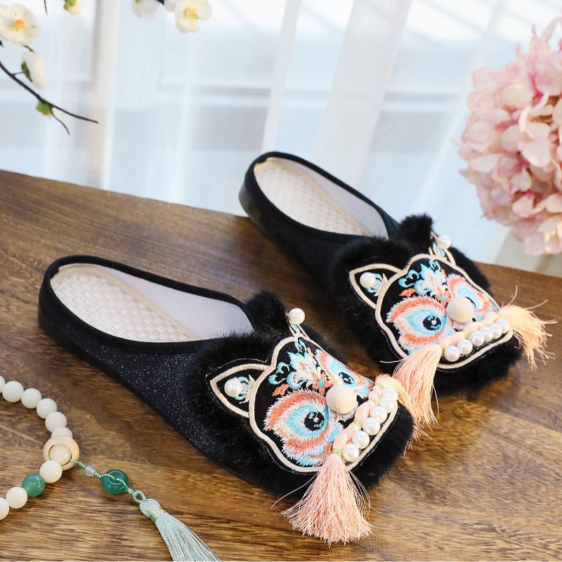 2026 New Trendy Ethnic Flat Re - Ethnic Fabric recension och pris