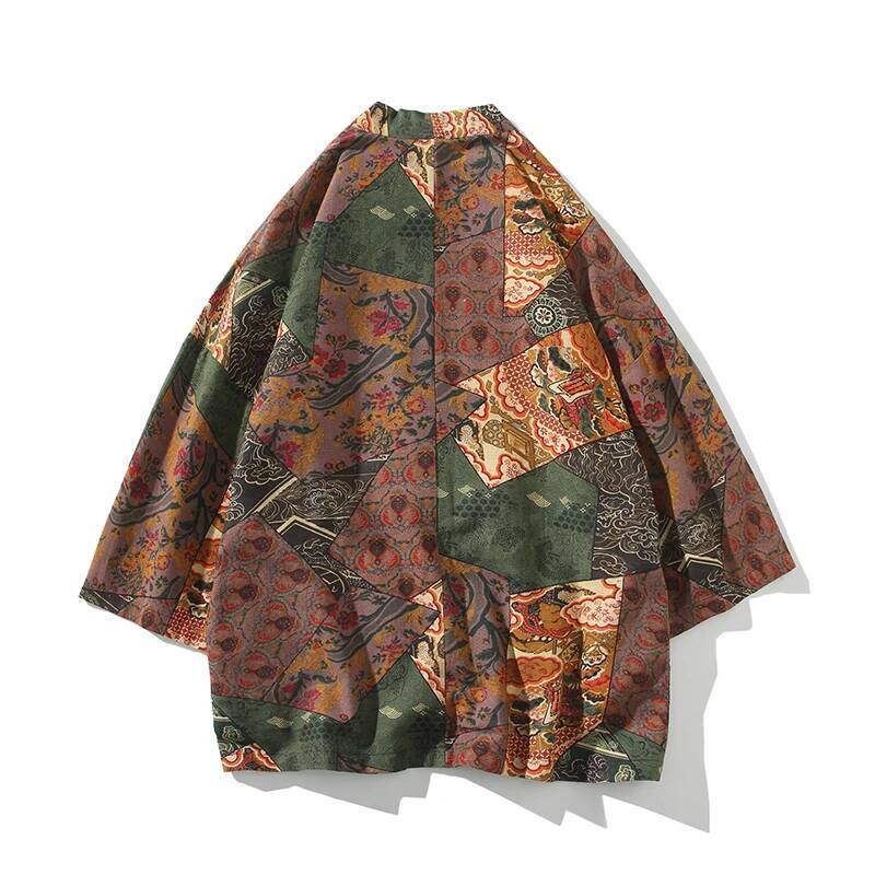 Ethnic Style Print Yukata Men  - Ethnic Fashion Style recension och pris
