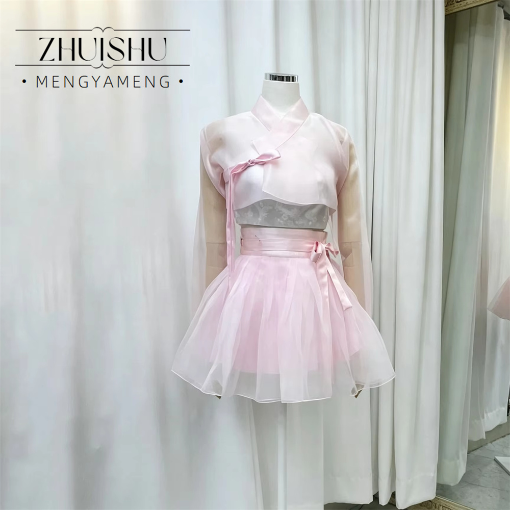 ZHUISHU Pink Modern Hanbok Dre - Hanbok Modern Set recension och pris